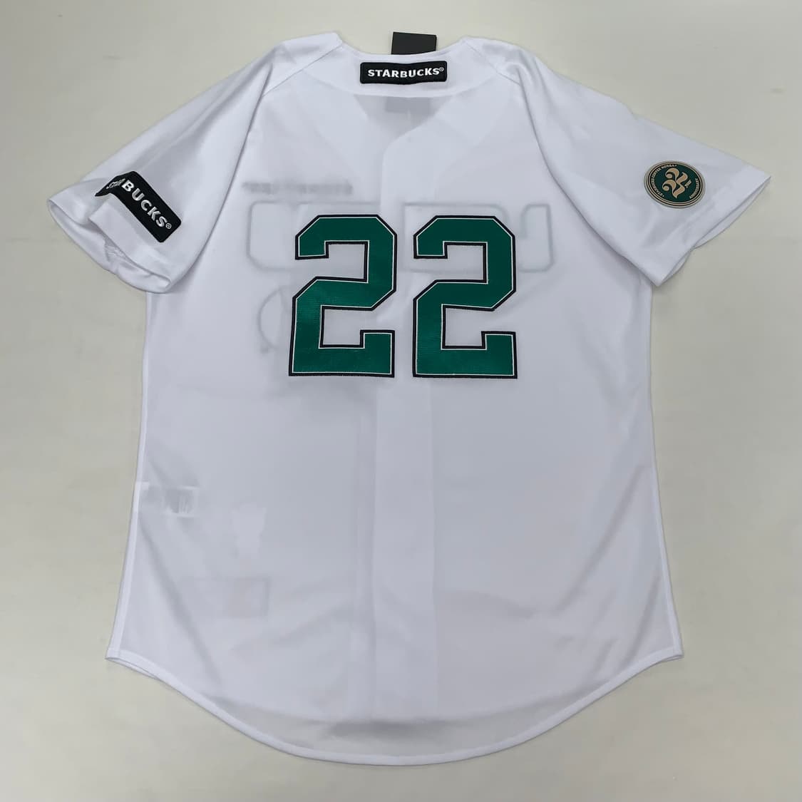 SSG 랜더스 스타벅스 22주년 한정판 야구유니폼 반팔 져지 (95) 상품이미지6