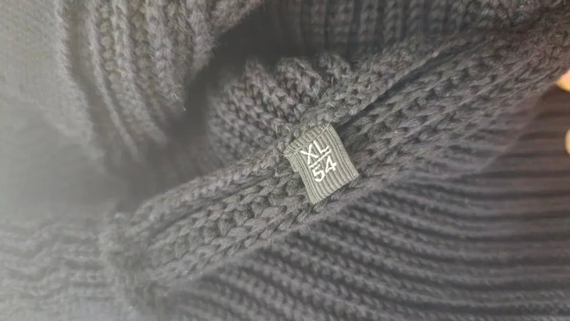 제냐 코튼 실크 숄카라 가디건 54 블랙 상품이미지7