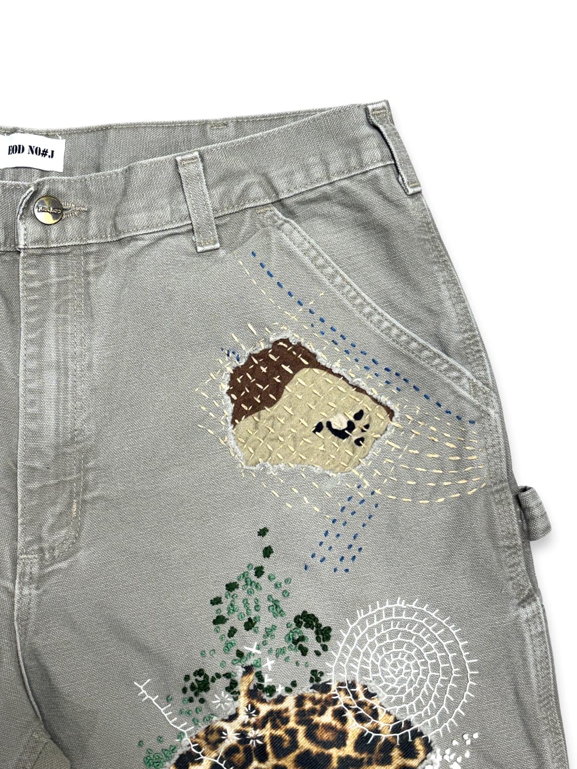 Carhartt Boro Sashiko Distressed Shorts 상품이미지5