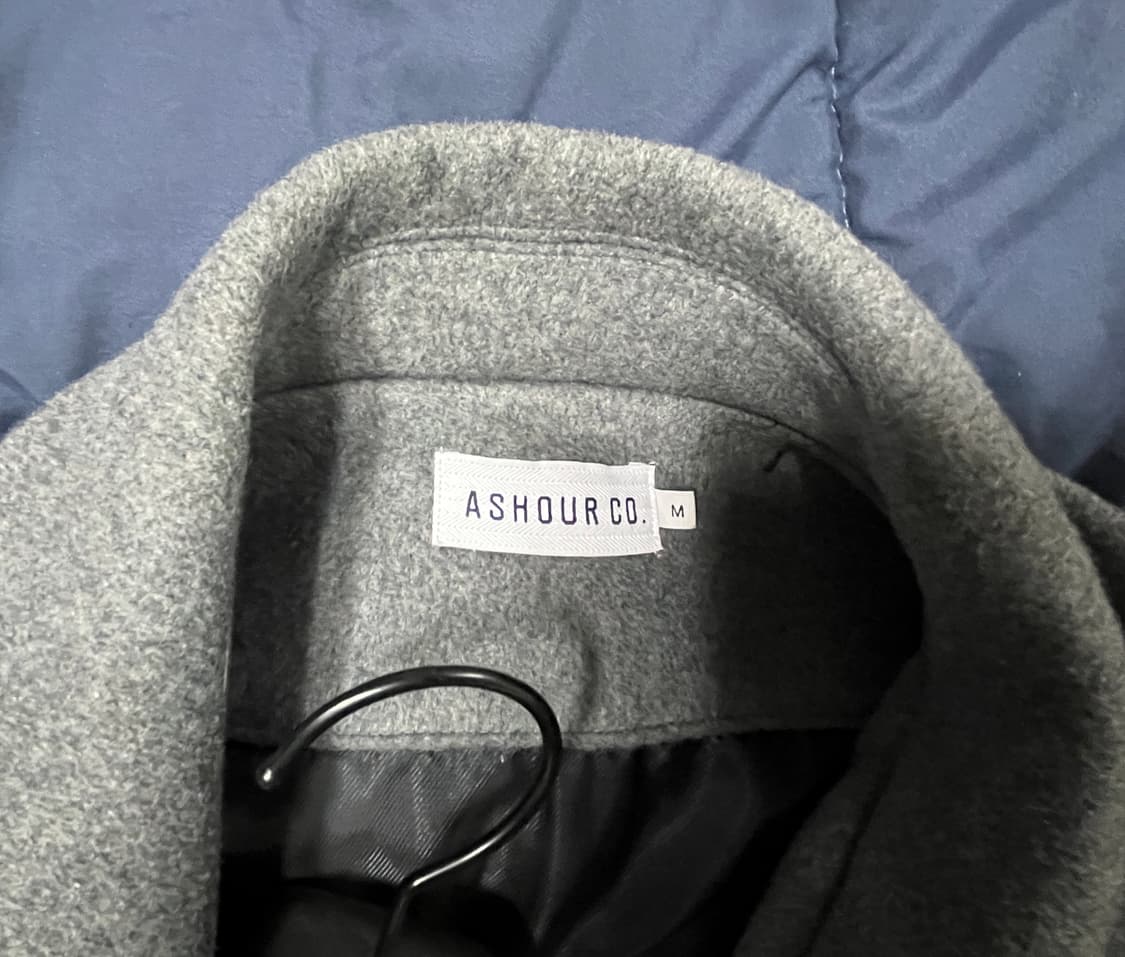 애쉬아워 쇼트 피코트 차콜 M 상품이미지5