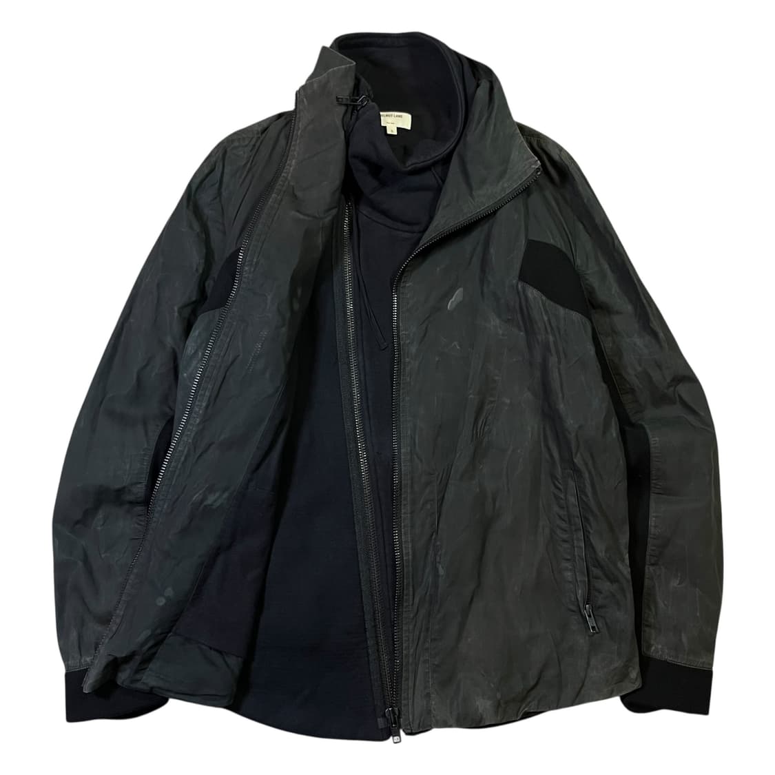 HELMUT LANG 헬무트 랭 더블 하이넥 집업 자켓 상품이미지1