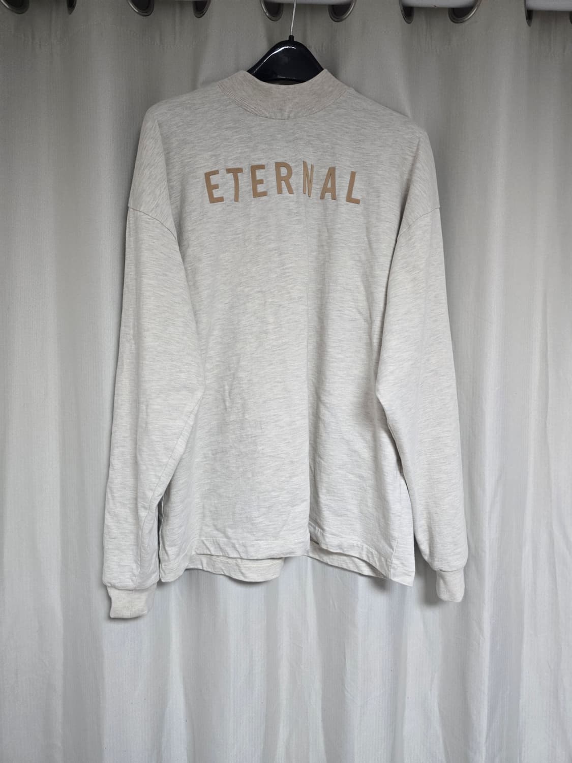 피어오브갓 오트밀 이터널 로고 롱슬리브 상품이미지1