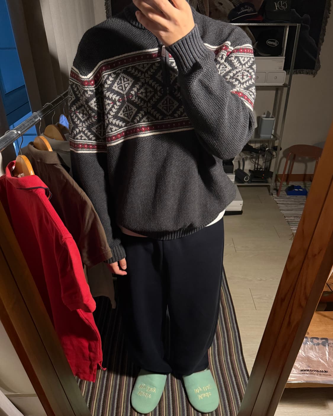 izod 하프 니트 상품이미지1