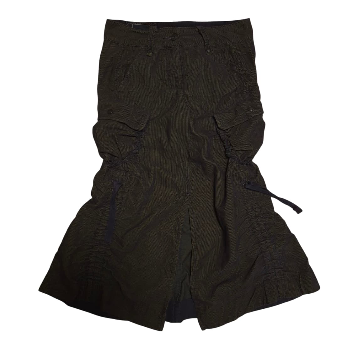 마리떼 프랑소와 저버 코듀로이 셔링 카고 롱스커트 상품이미지1