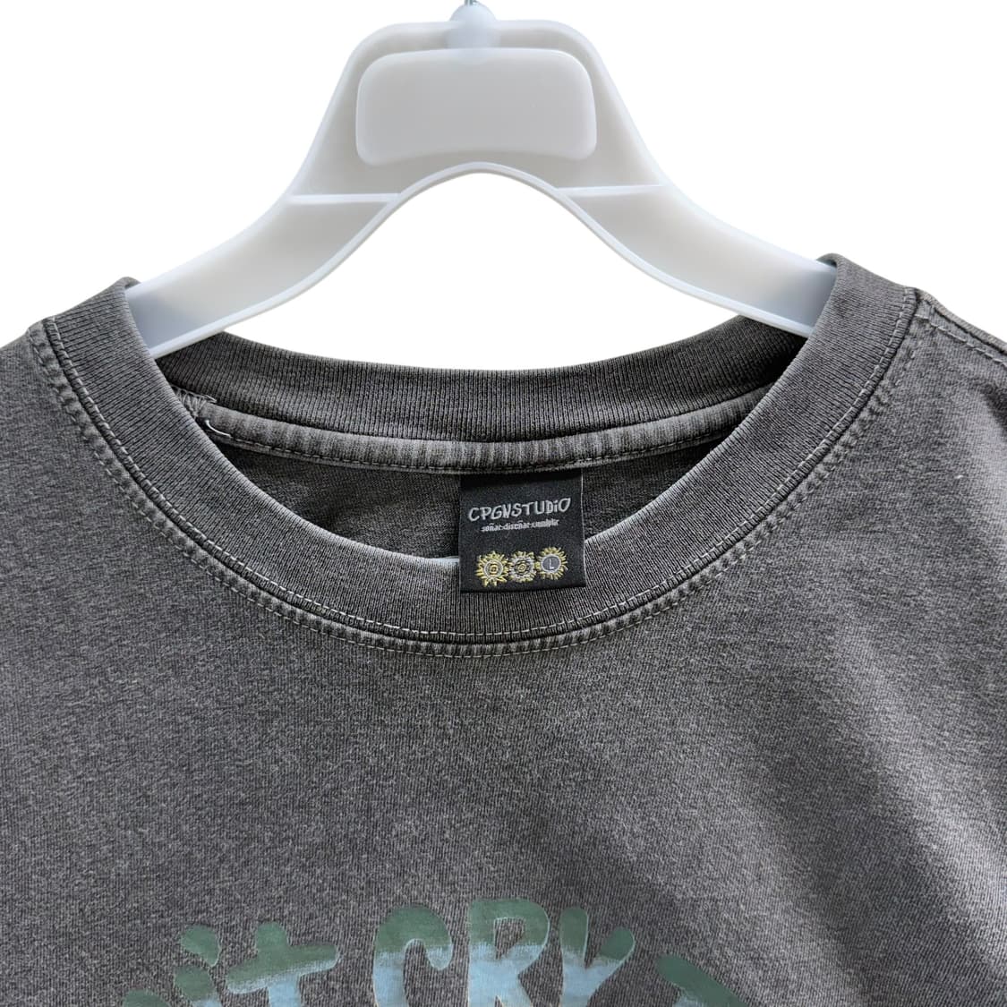 [L] 꼼파뇨 그레이 반팔 티셔츠 상품이미지5