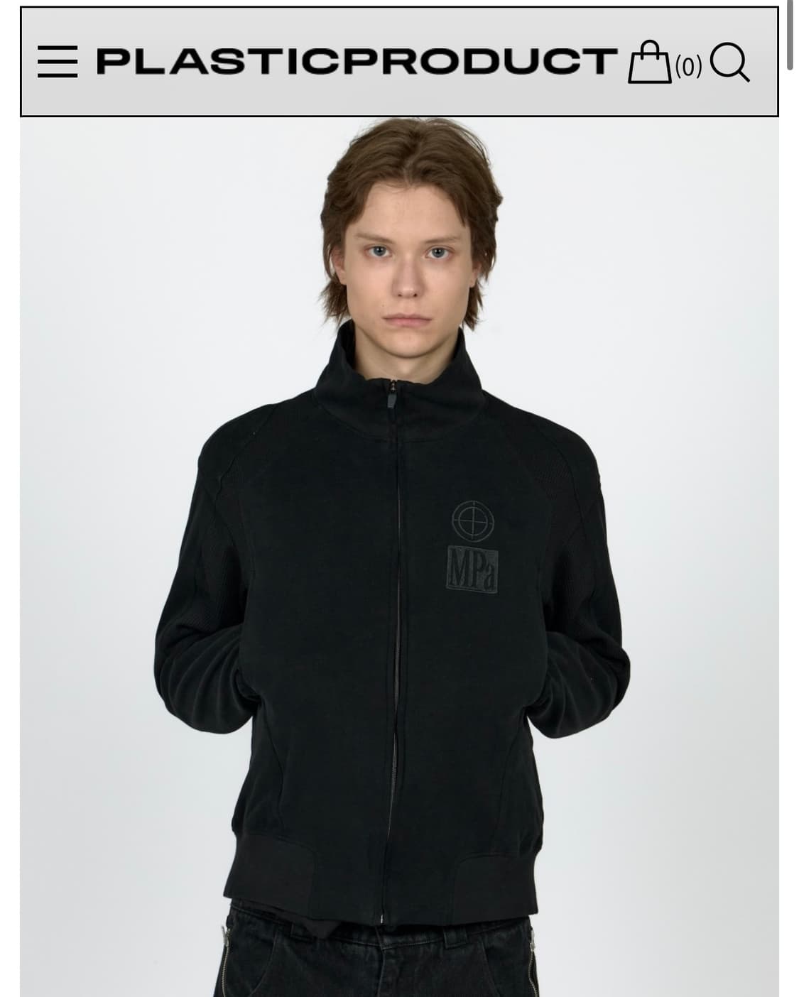 (구해요)플라스틱프로덕트 MPa CONTRAST ZIPPED JACKET 상품이미지1