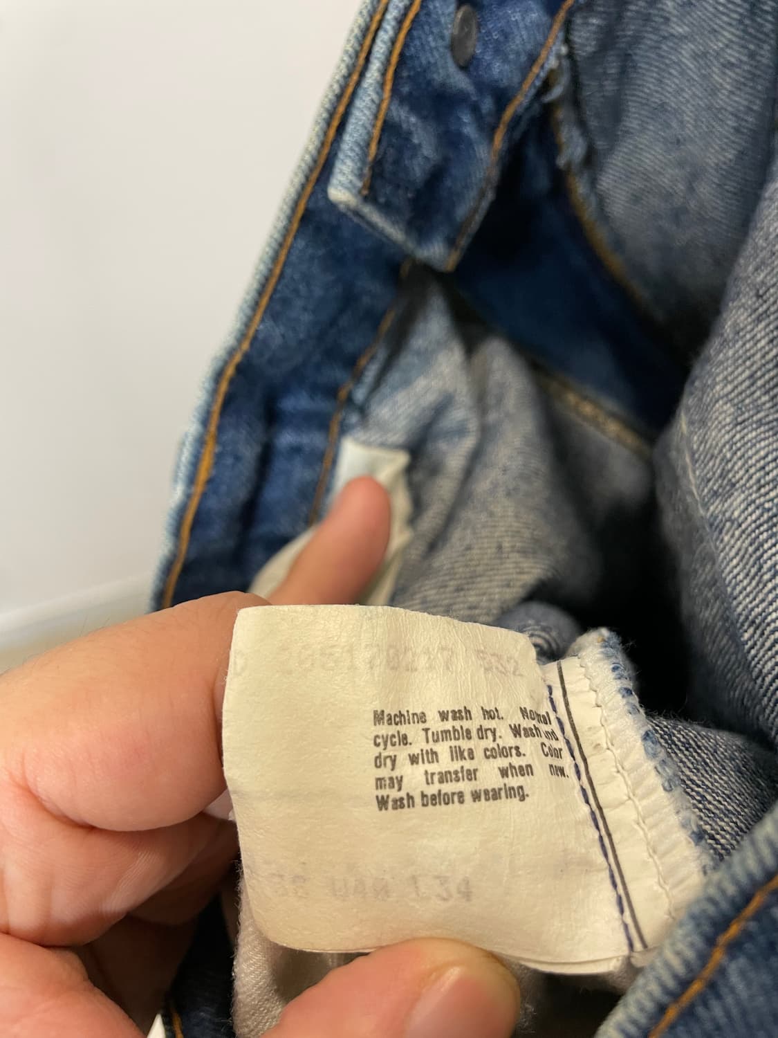 (40) 80s 빈티지 리바이스 517 오렌지탭 부츠컷 데님팬츠 상품이미지6