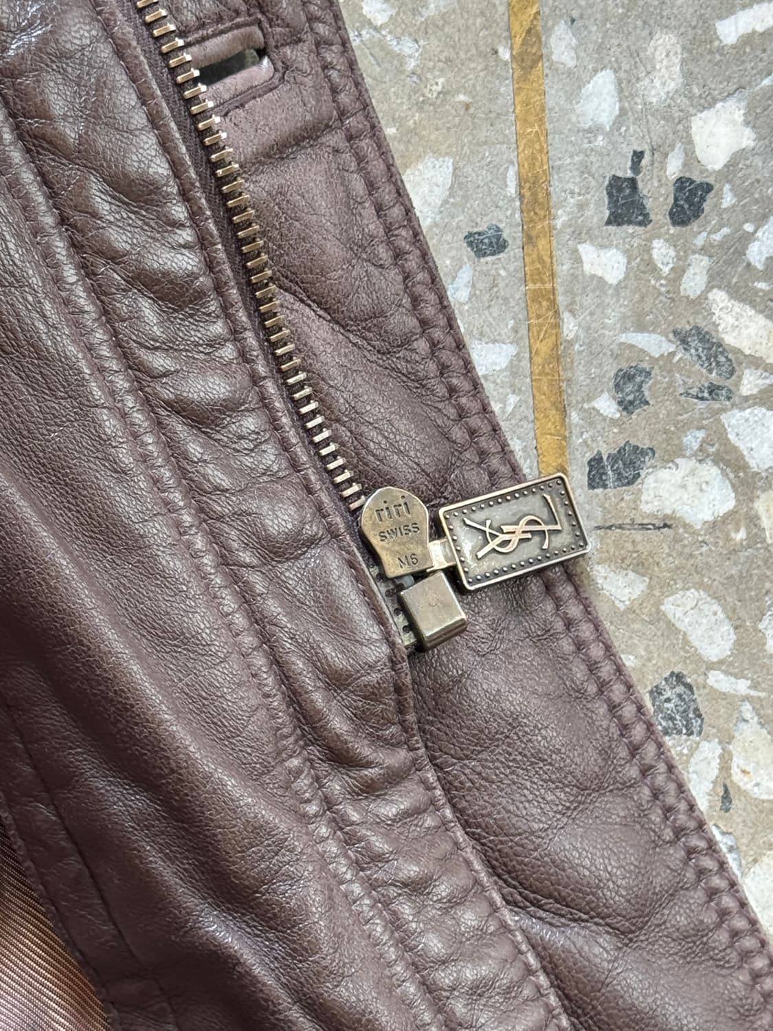 90s 입생로랑 옴므 양가죽 자켓(O29) 상품이미지5