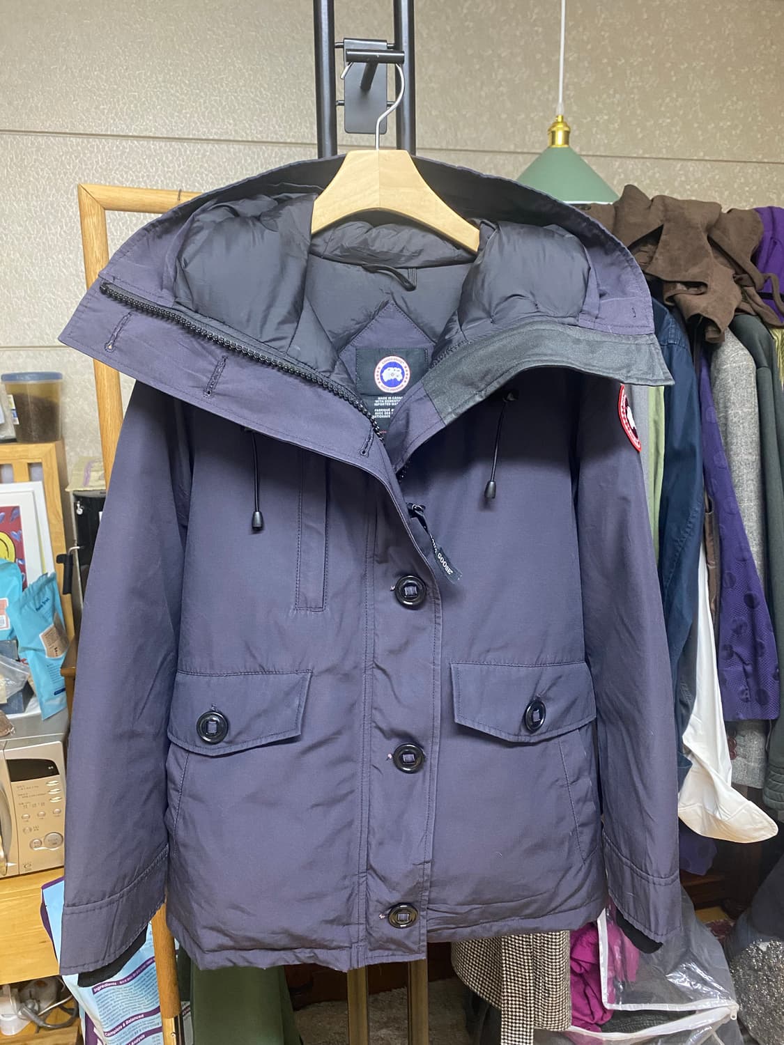 캐나다구스 여성 패딩 네이비 S 상품이미지1