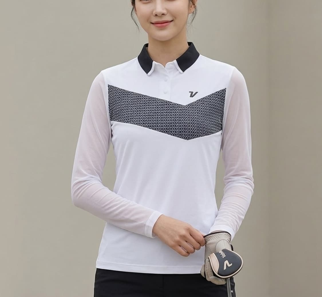 [95]볼빅 쿨링 로고패턴 긴팔 티셔츠 상품이미지1