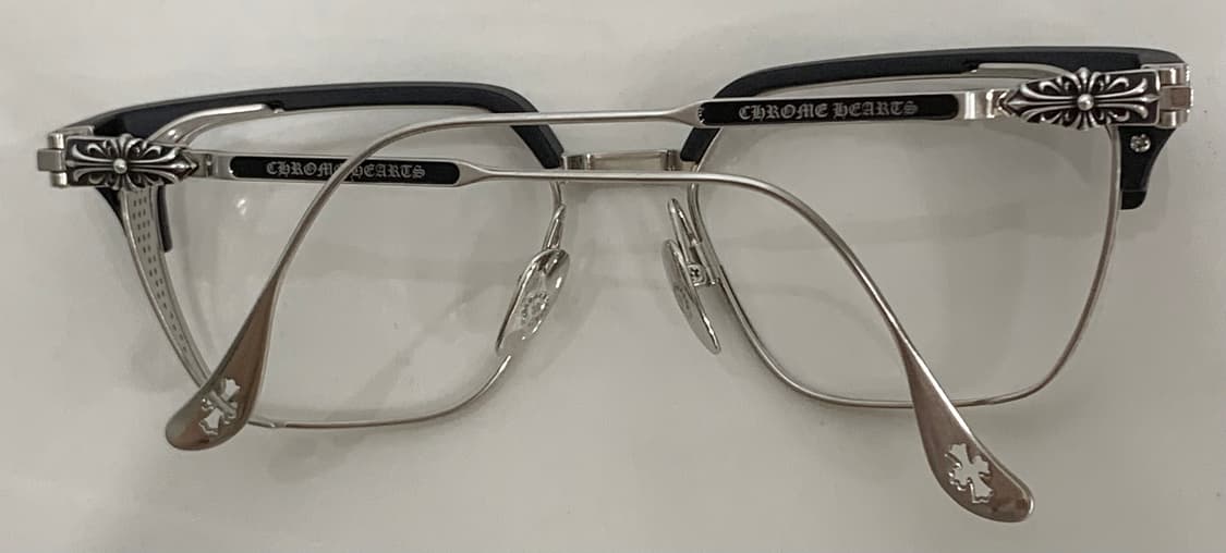 크롬하츠 LGMA 르그마 [MBK/BS] 안경 매트블랙&브러쉬드 실버 상품이미지5