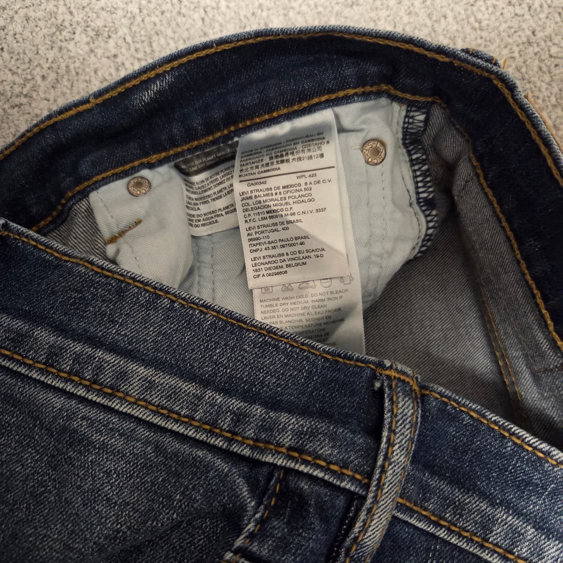 리바이스 514 데님팬츠 청바지 30-31 상품이미지4