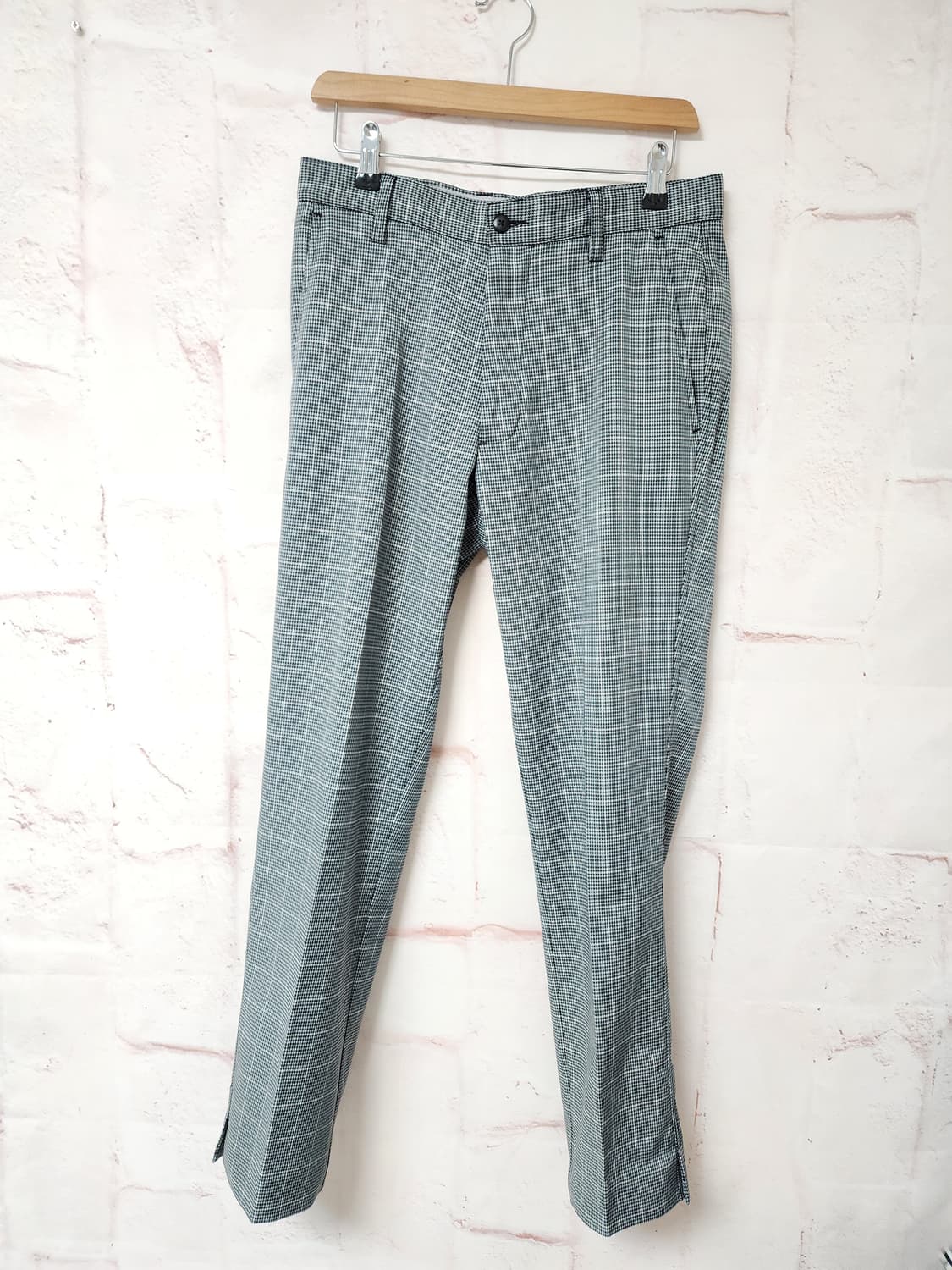 풋조이 체크무늬 골프 슬랙스 팬츠 상품이미지1