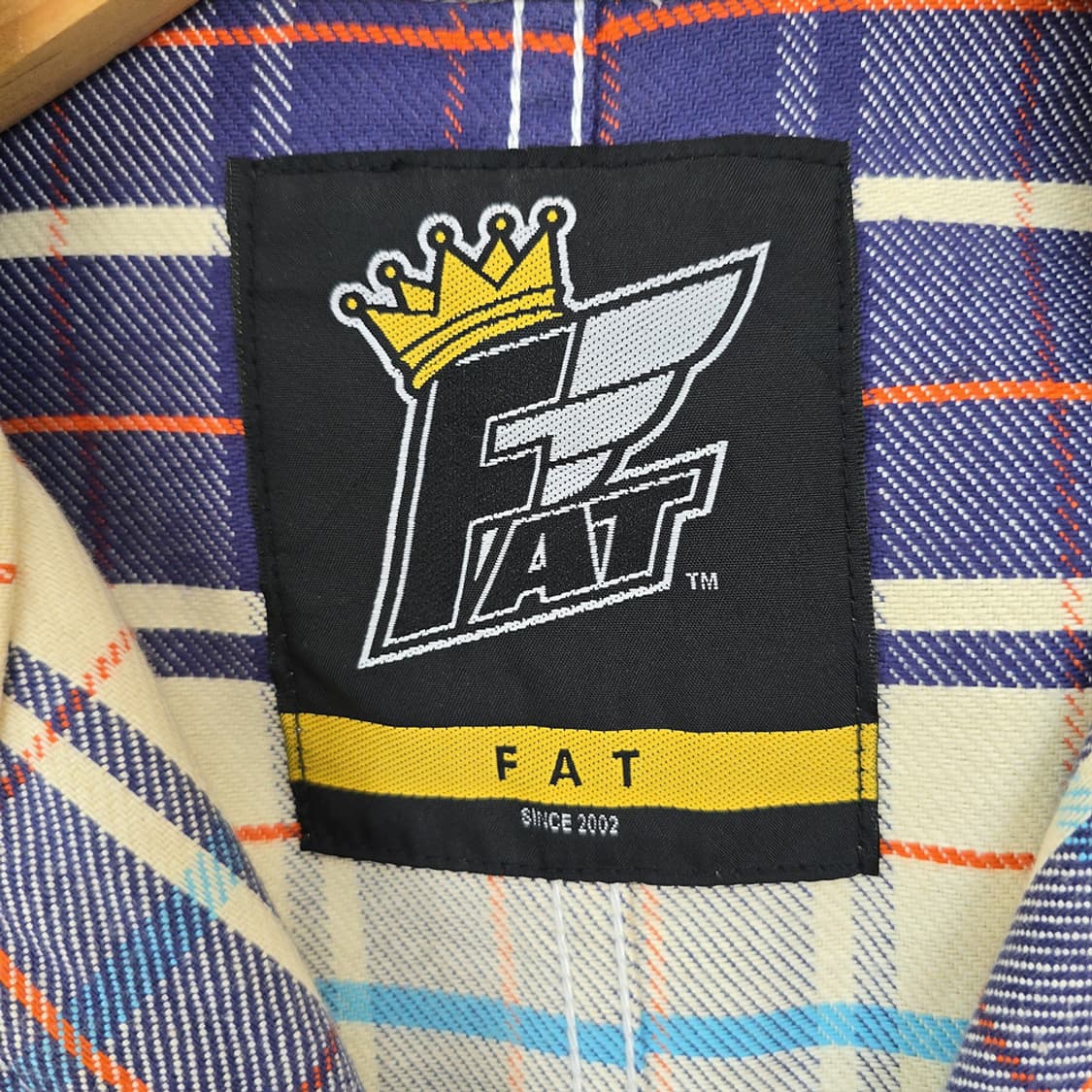 남성 팻 FAT 체크 집업 자켓 일본 스트릿 브랜드 상품이미지5