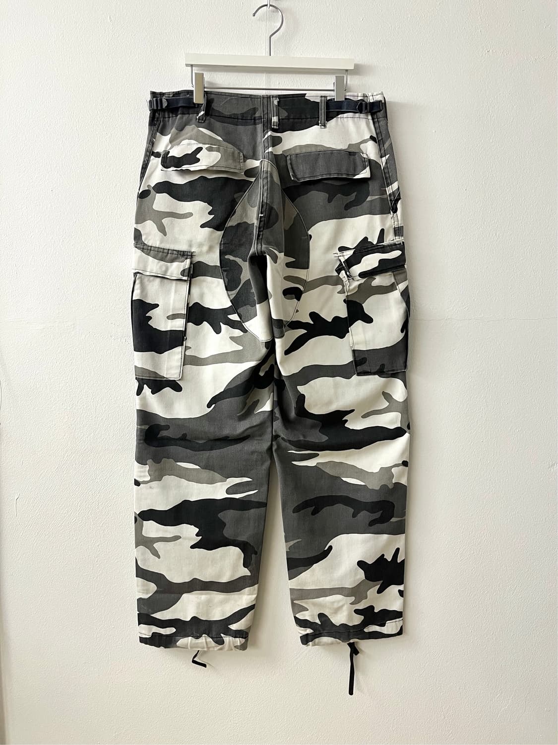 빈티지 BDU 스노우 카모 밀리터리 팬츠 상품이미지1