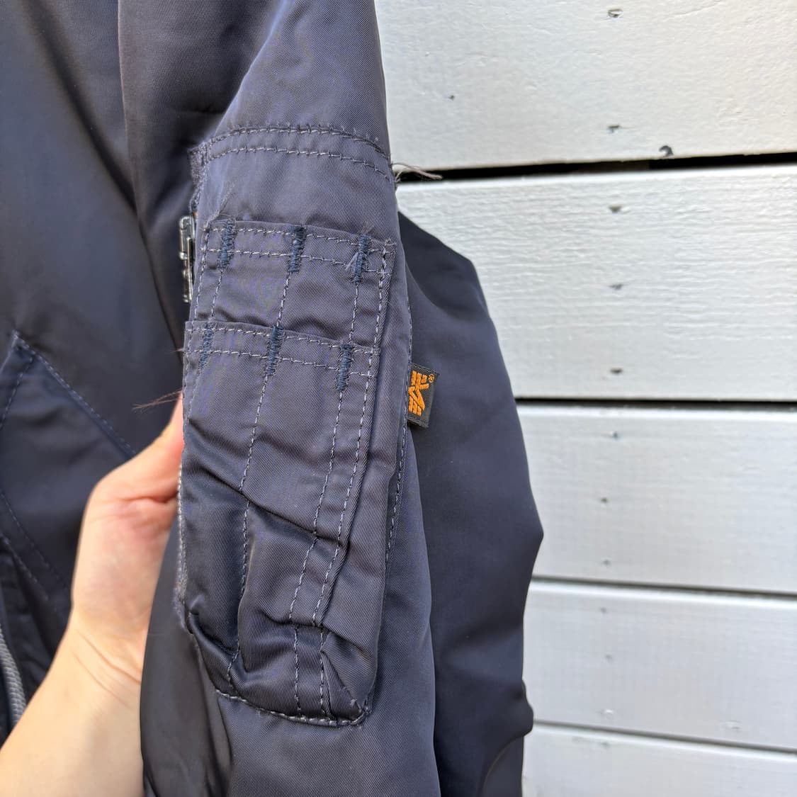 Alpha 90s 알파 made in usa Ma-1 자켓 상품이미지5