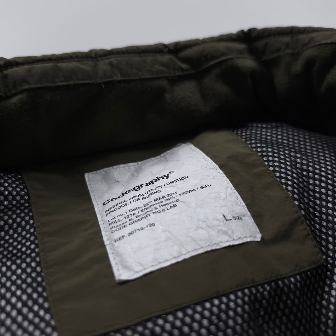 코드그라피 m-65 숏 블루종 파카 (L) 상품이미지4