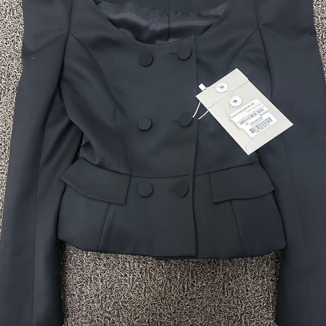 [새상품] KIMHEKIM 김해김 여성 블라우스 긴팔 블랙 34사이즈 상품이미지5