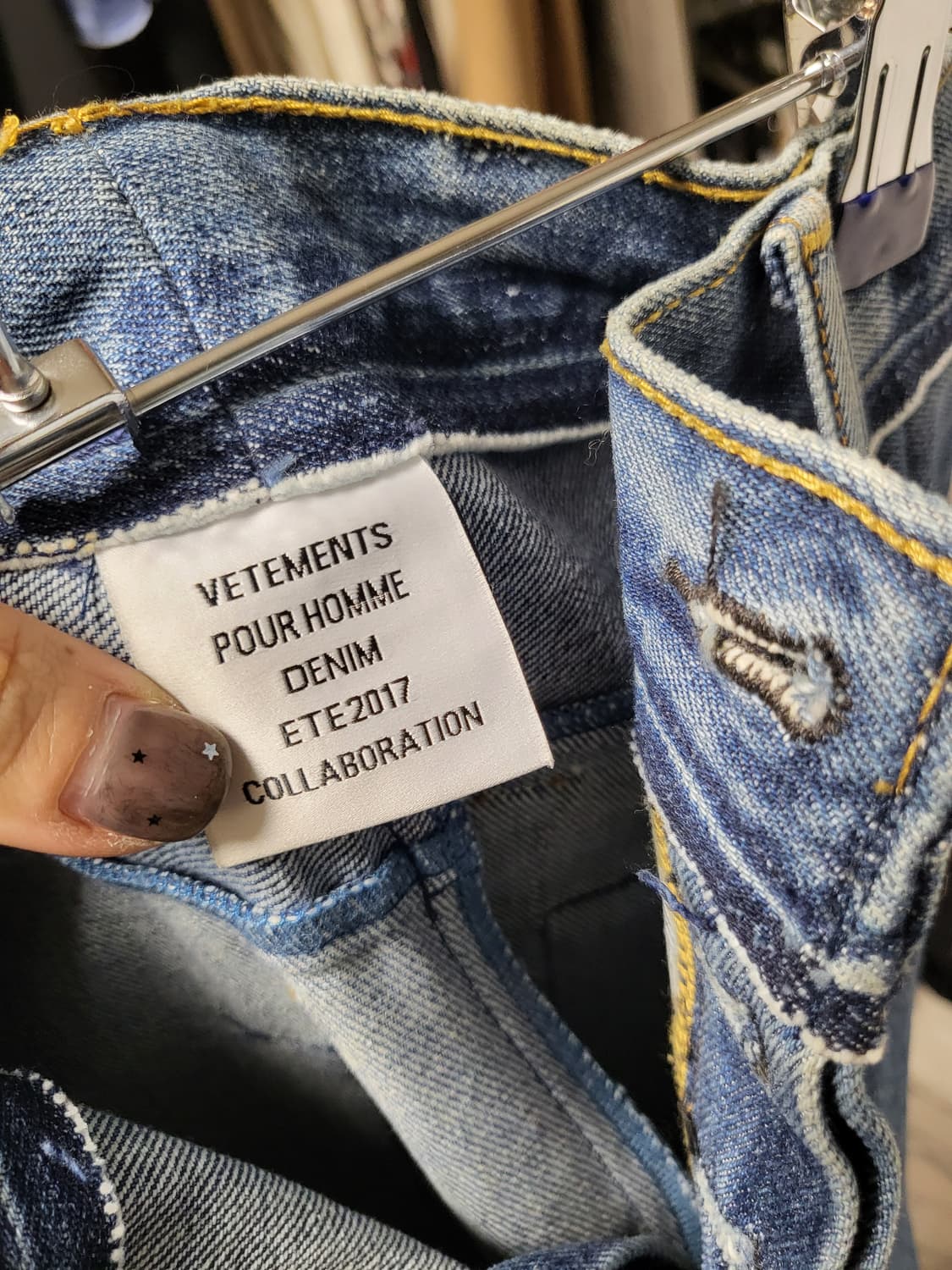 베트멍X리바이스 청바지 L 상품이미지5