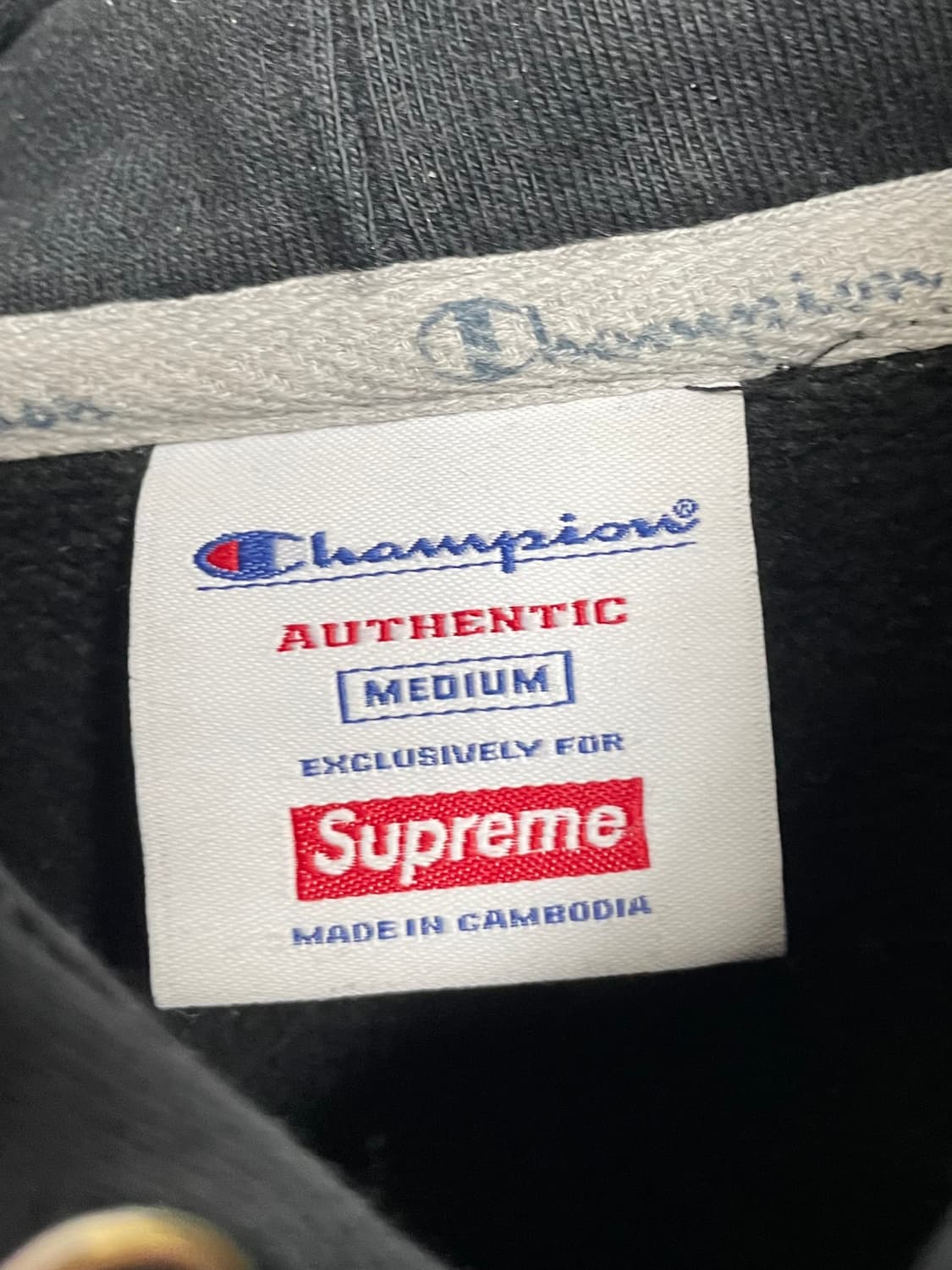 슈프림x챔피온 콜라보 후드티 (on.261)   상품이미지9