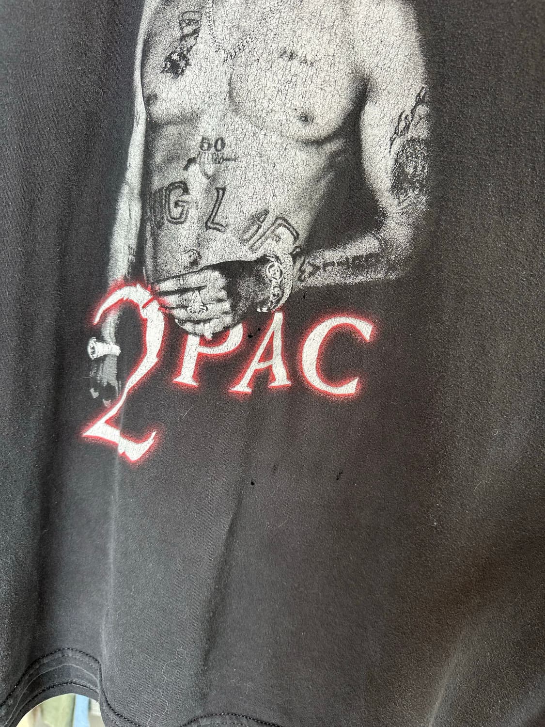 투팍 2pac 래퍼 프린팅 티셔츠 상품이미지5