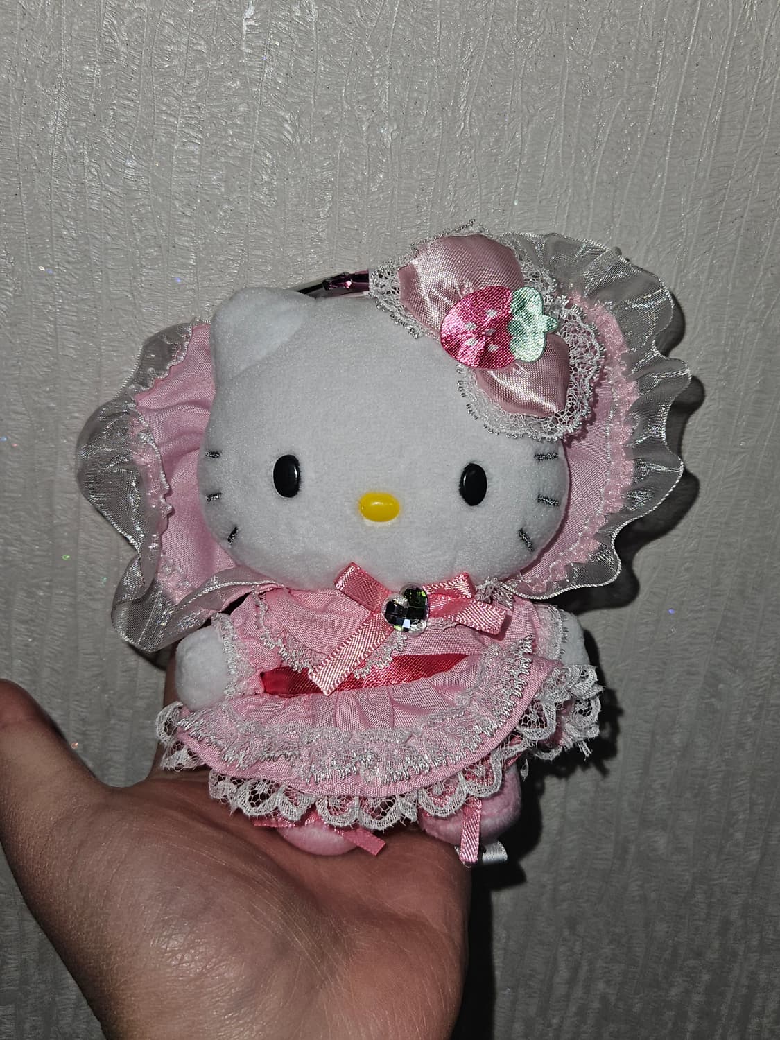 산리오 헬로키티 마스코트 로리타 핑크 키링 상품이미지1