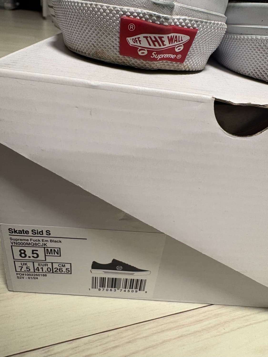 [265]반스 x 슈프림 시드 블랙 상품이미지5