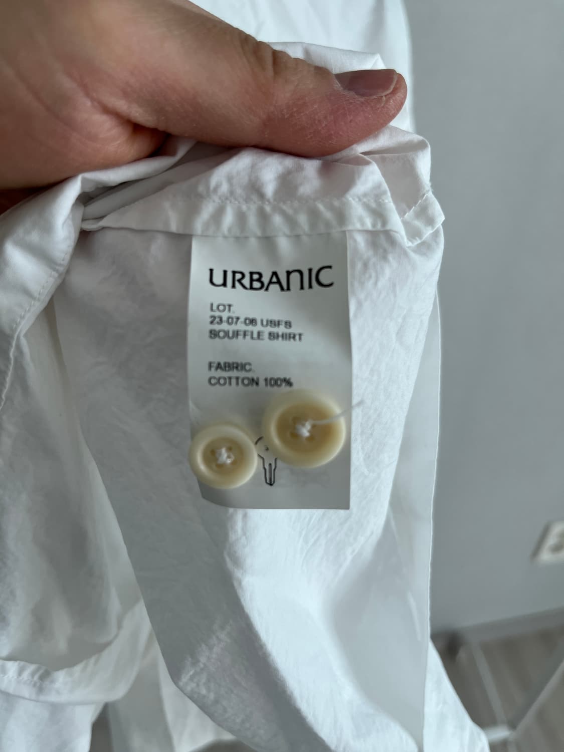 urbanic30 수플레 셔츠 화이트 상품이미지3