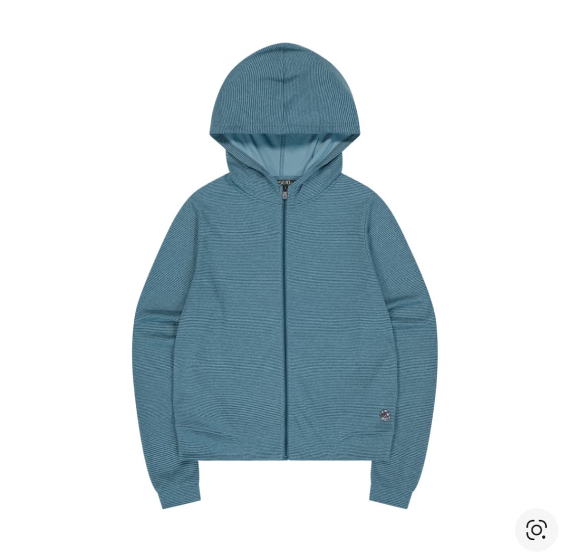코이세이오 038 스트라이프 후드집업 블루 상품이미지1