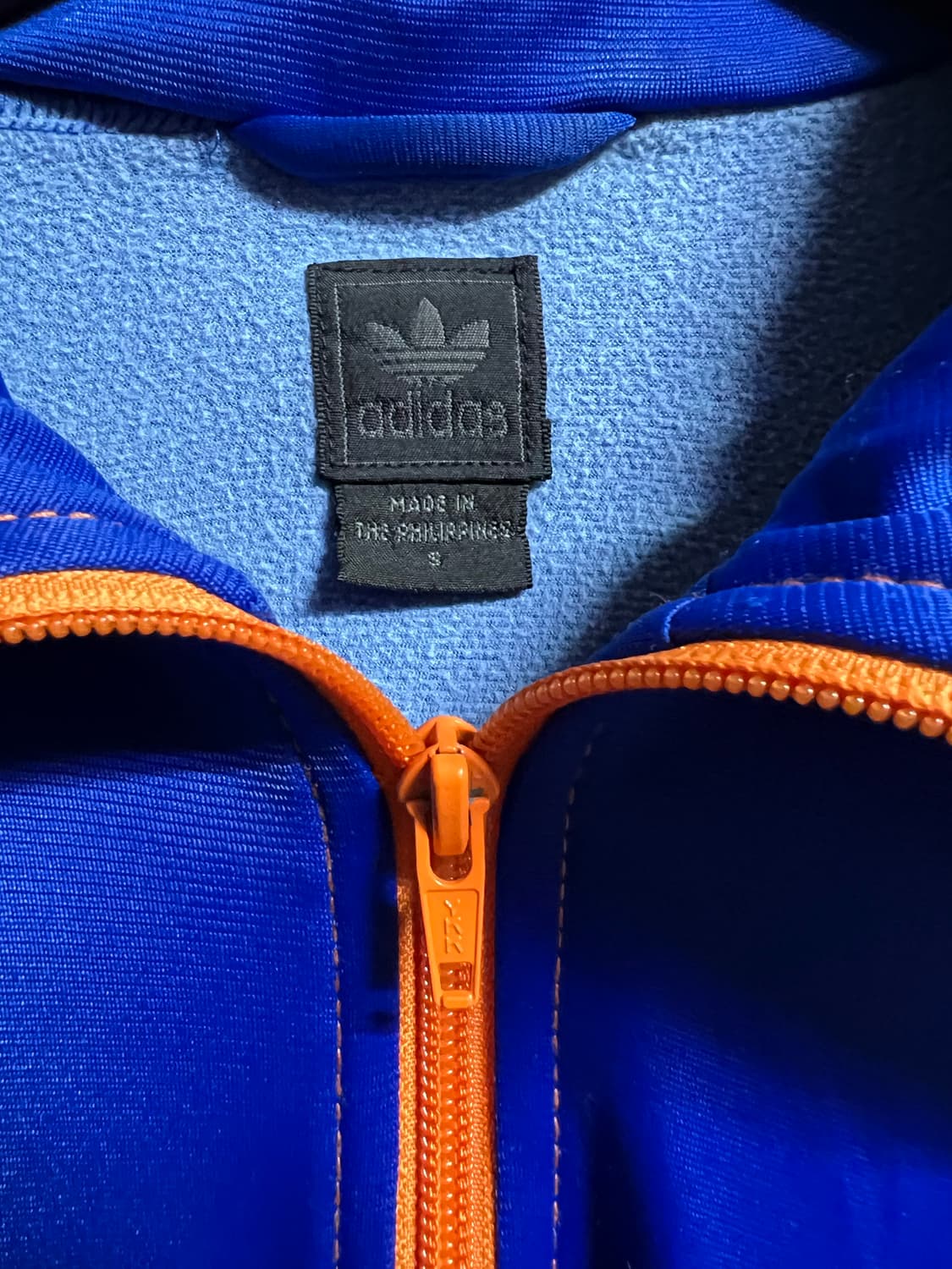 아디다스 클럽 트랙탑 블루 오렌지 상품이미지3