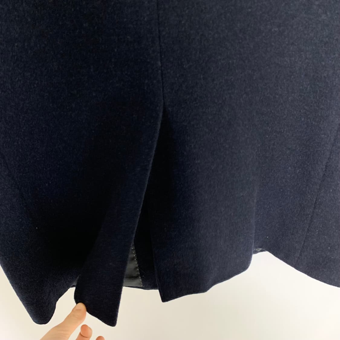 지오송지오 빈티지 남성 하프 코트 자켓 네이비 105 상품이미지7