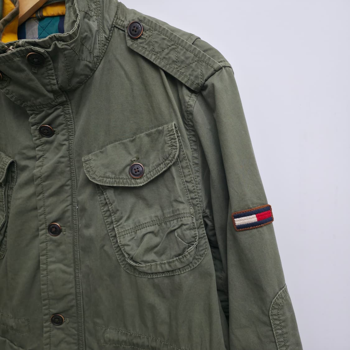 [M] 타미힐피거 카키 야상 자켓 상품이미지4