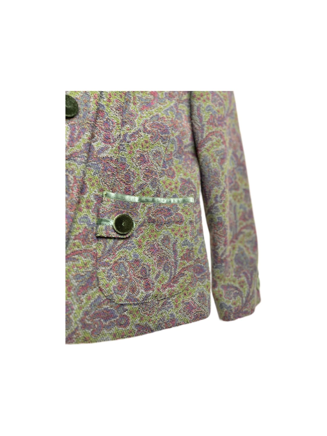 패턴 울 코트 상품이미지4