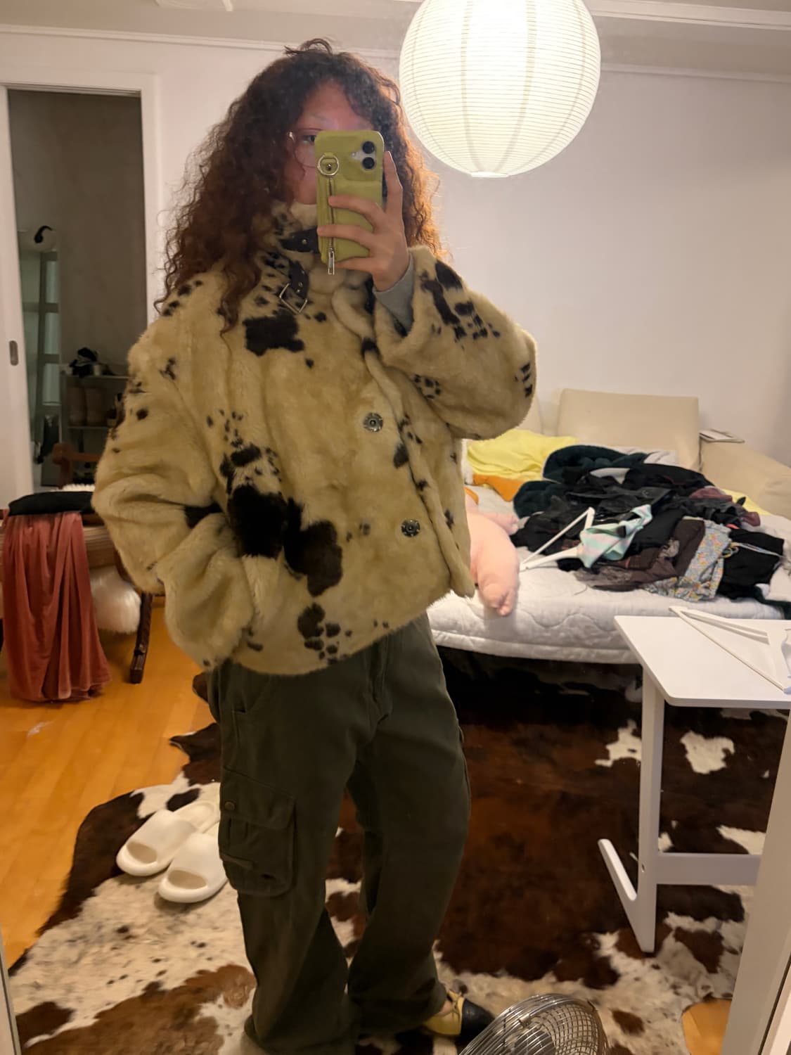 빈티지 카우 퍼 자켓(착용샷O) 상품이미지8