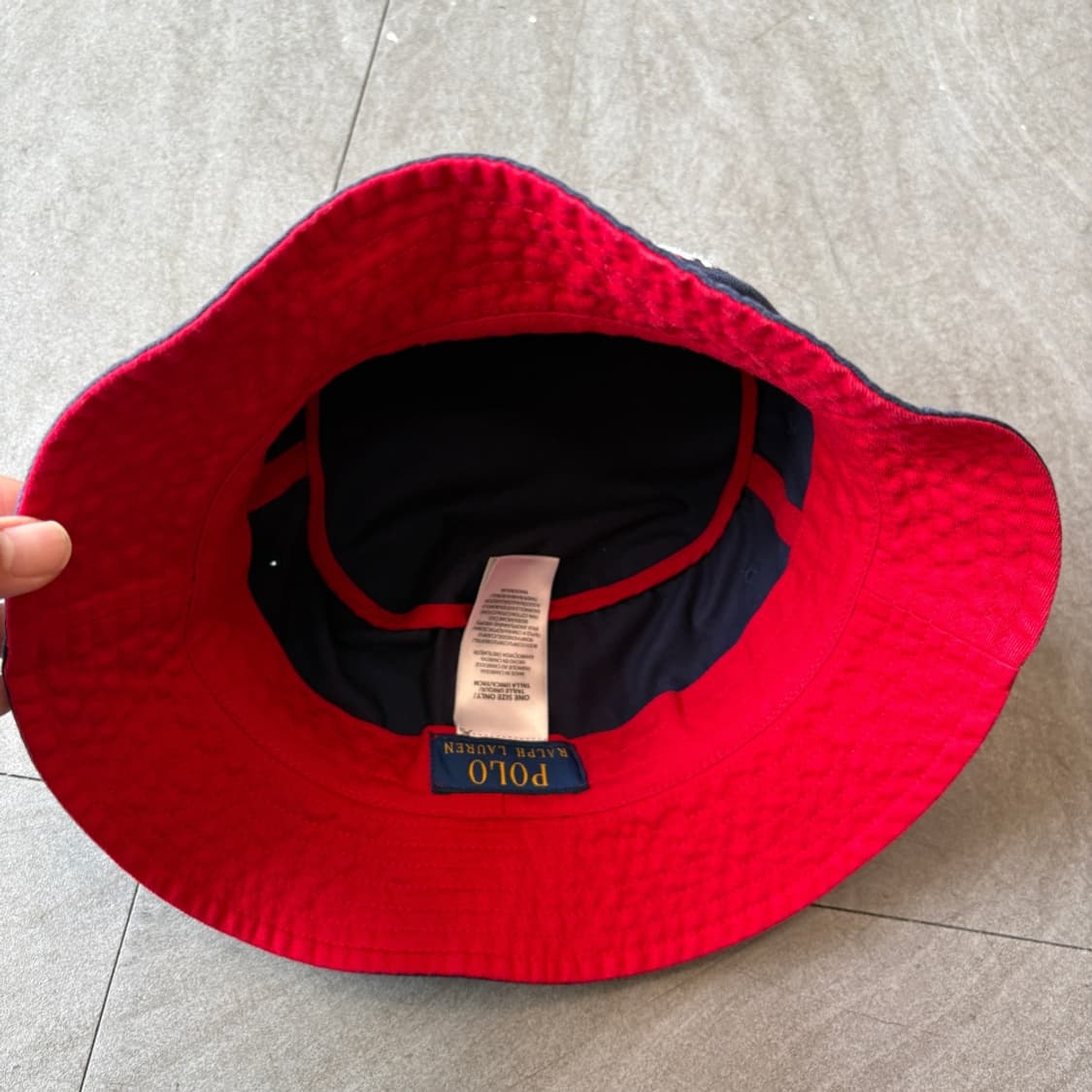 폴로 스포츠 네이비 버킷햇 상품이미지3