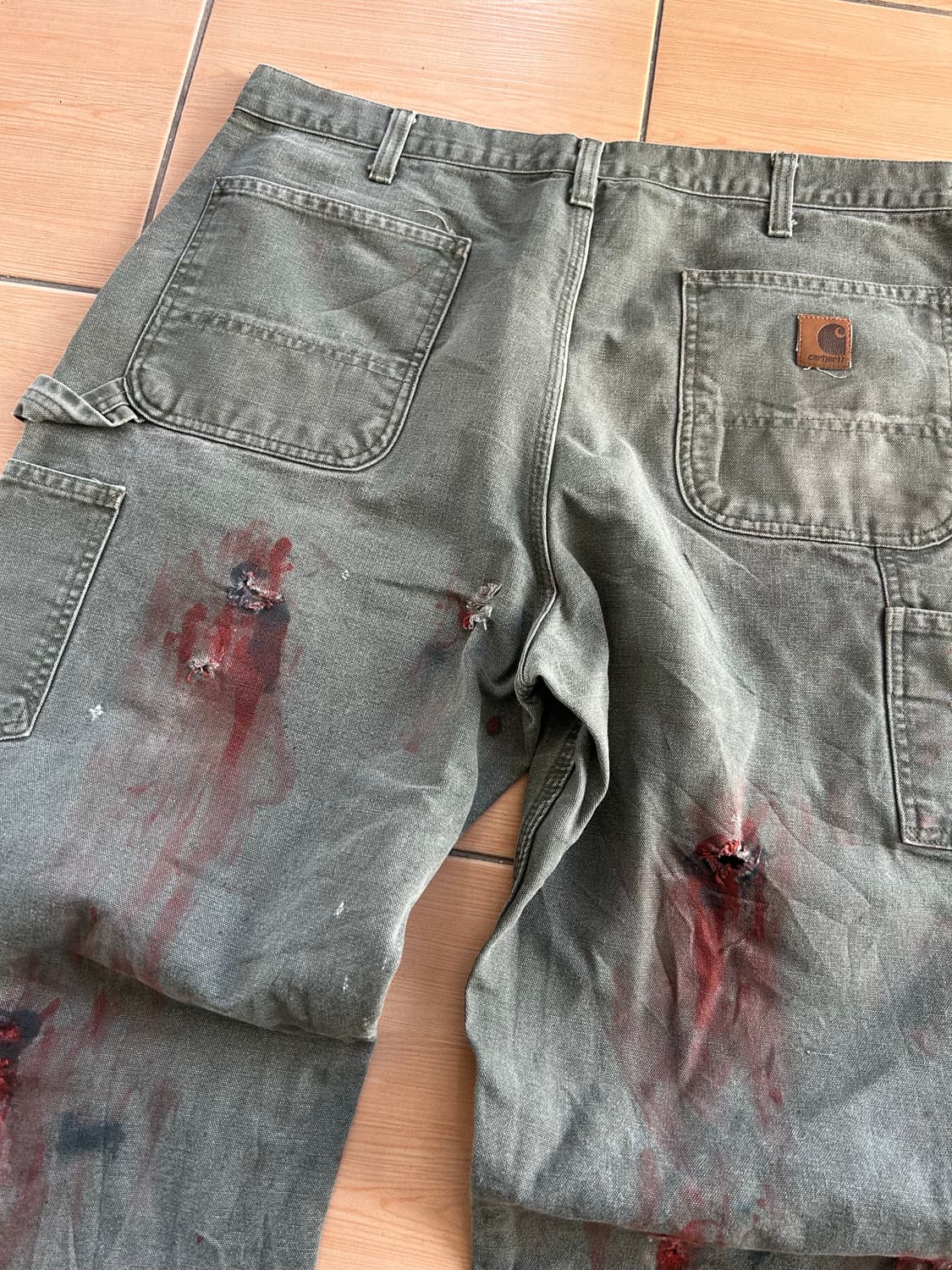 칼하트 B11 싱글니 모스 36in 상품이미지5