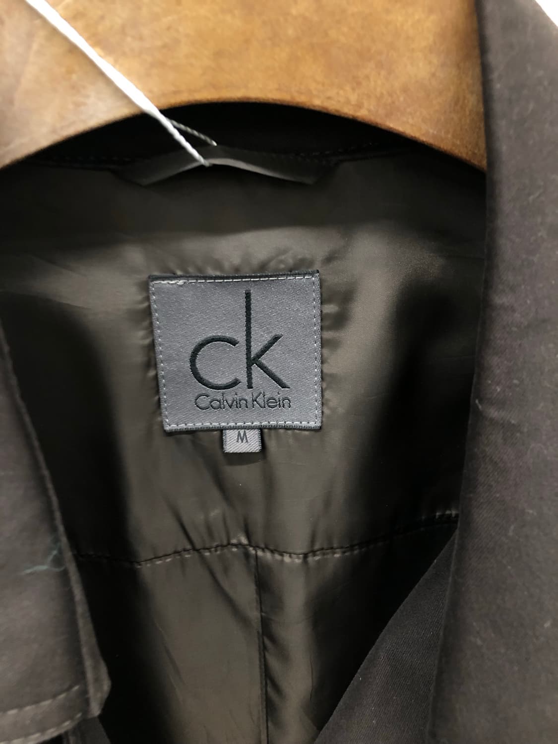 캘빈 클라인 스웨이드 싱글 코트 상품이미지3