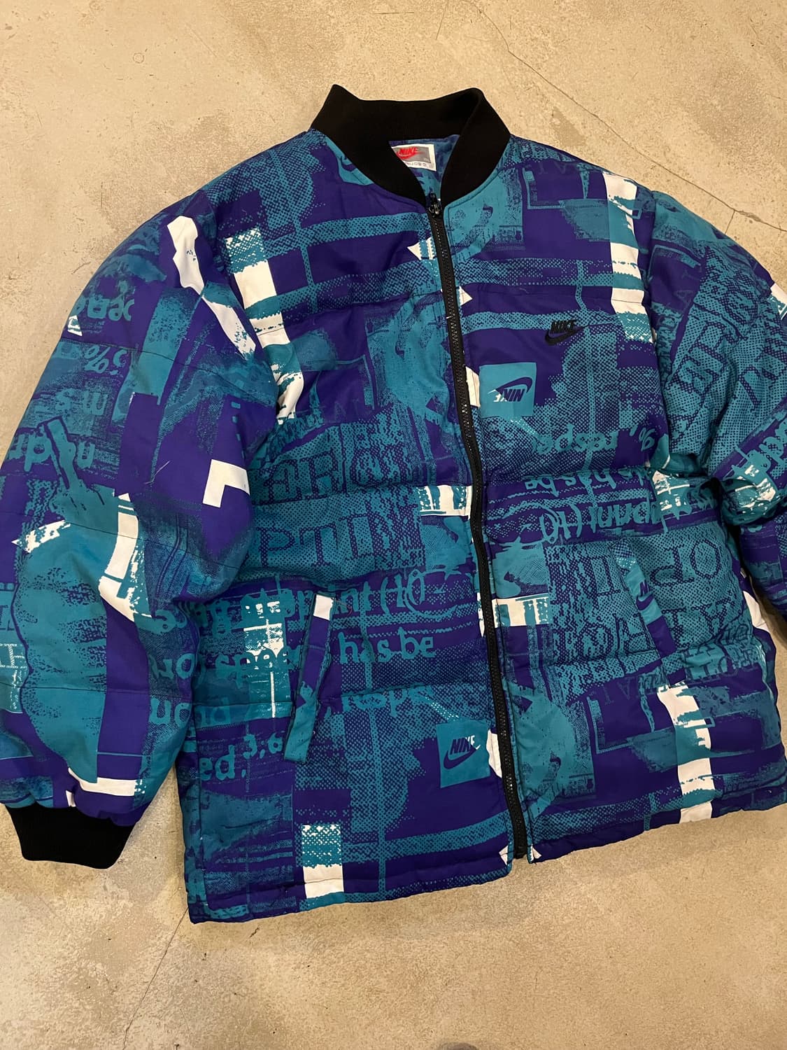 빈티지 90s 삼나스포츠 나이키 패딩 상품이미지1