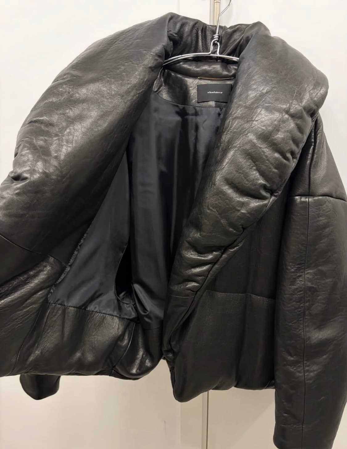 Real leather padding jk 상품이미지8