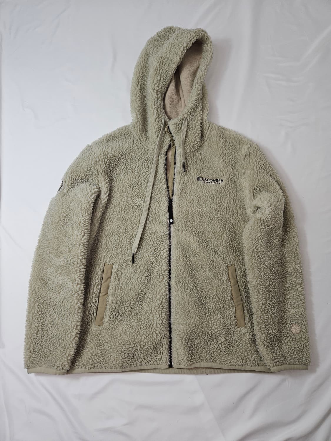 디스커버리 쉐르파 후리스 플리스 후드자켓 뽀글이 양털 95 써모라이트 상품이미지1