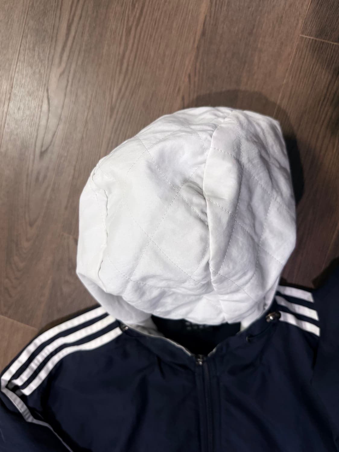 (105) 아디다스 패디드 누빔 후드 점퍼 바람막이 자켓 상품이미지6