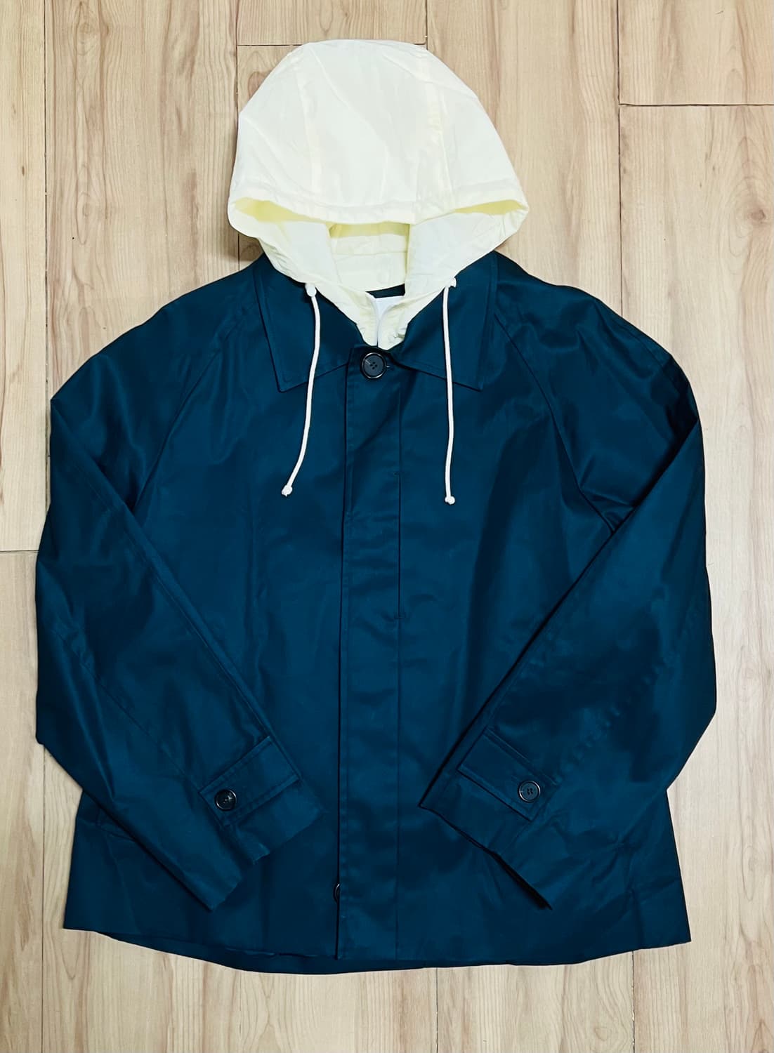 인뎁스리포트 Contrast Hoodie Mac Jacket Navy 상품이미지6