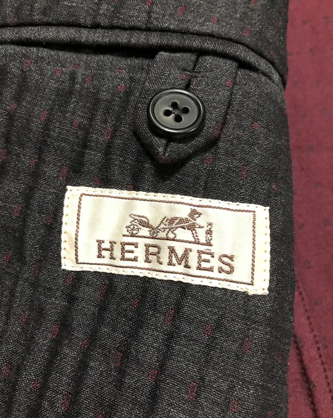 HERMES 에르메스 스포츠 코트-싱글재킷(울/코튼) 상품이미지7
