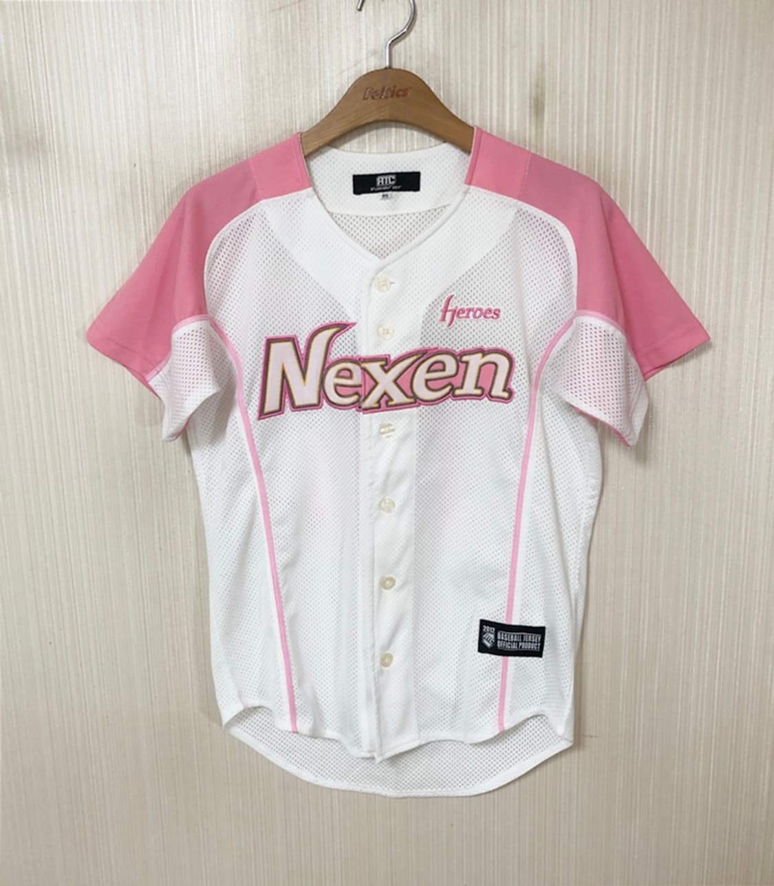 KBO ATC 넥센(키움)히어로즈 핑크유니폼 85 #16 강정호(싸인) 상품이미지1