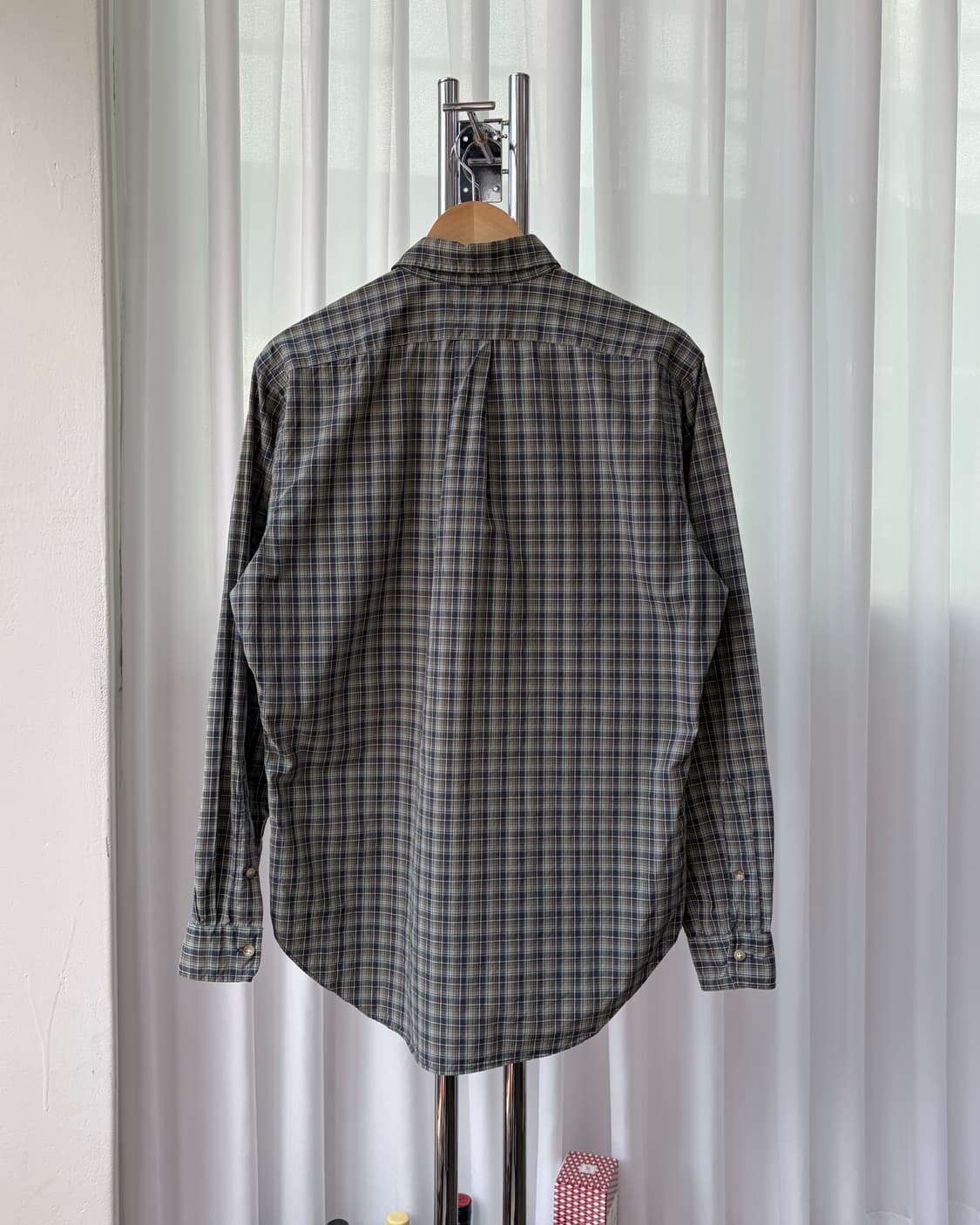 [M]폴로 랄프로렌 클래식핏 옥스포드 체크 셔츠 상품이미지6