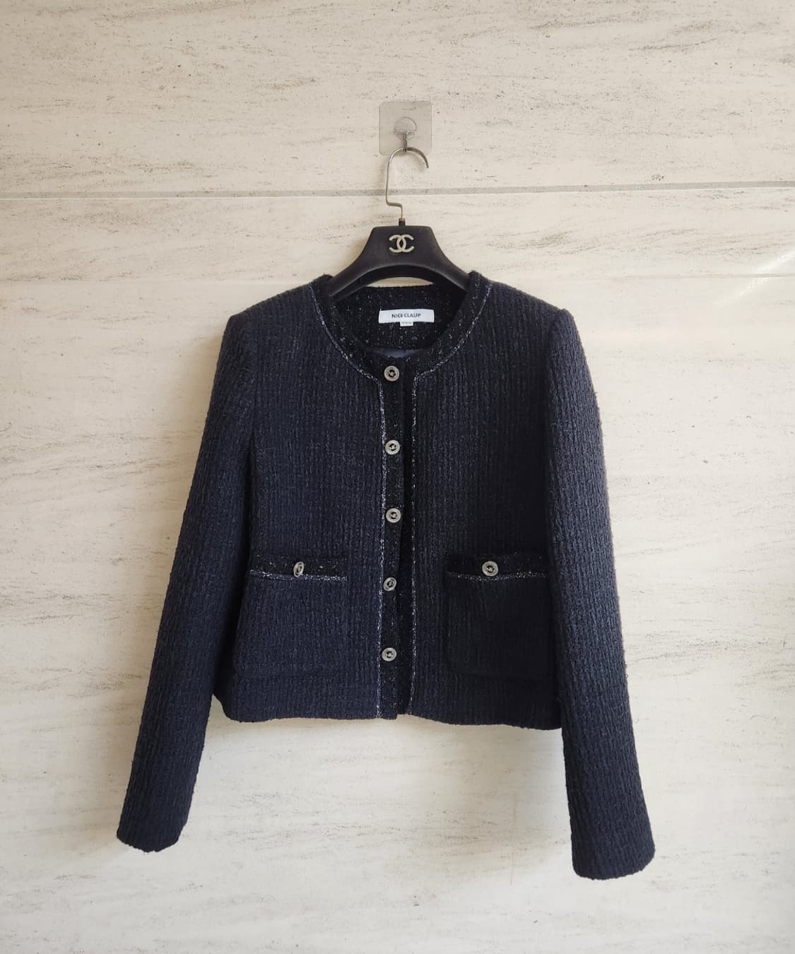 나이스클랍 트위드자켓  55사이즈 상품이미지2
