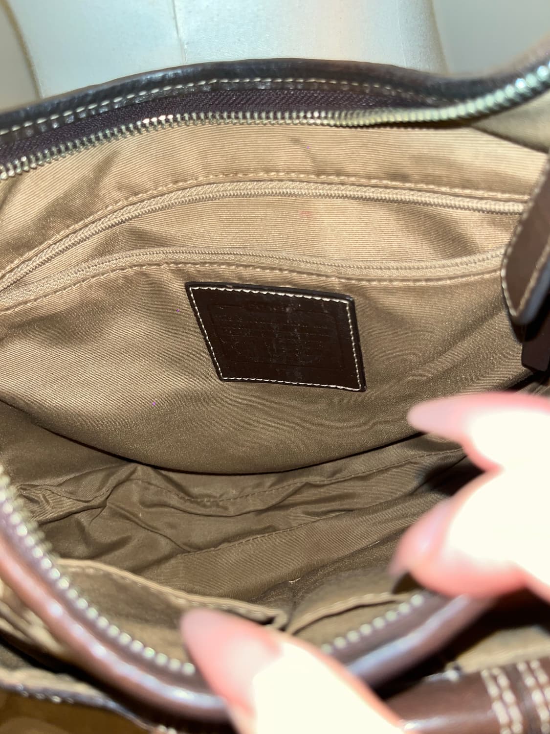 Coach Bacis Brown Shoulder bag   상품이미지7