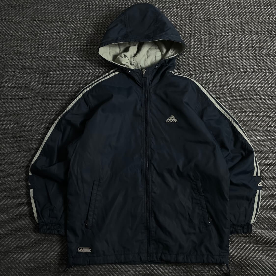 90s 아디다스 올드스쿨 누빔 트랙 점퍼 y 3888 상품이미지2