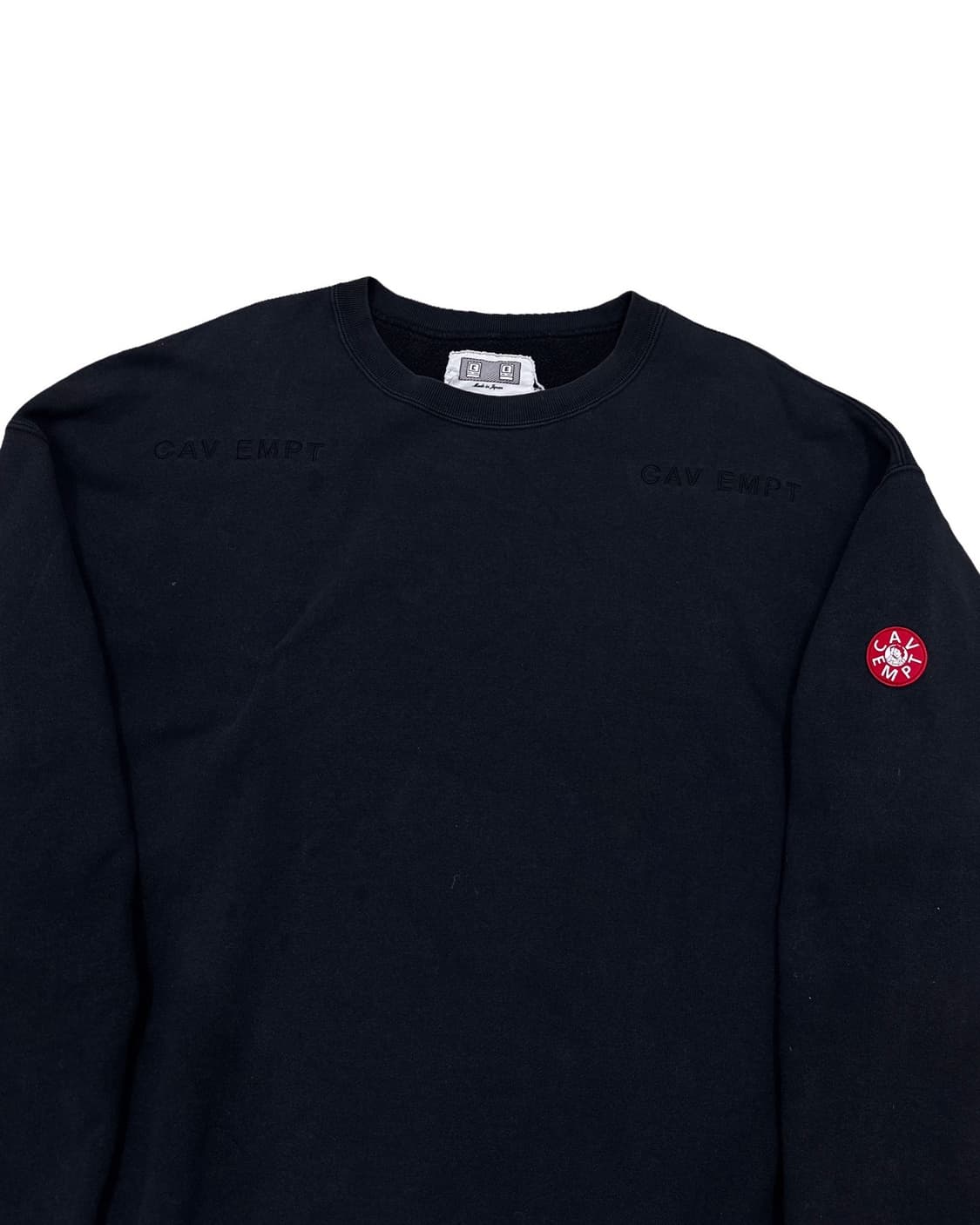 카브엠트 카드 19/1 블랙 맨투맨 상품이미지2