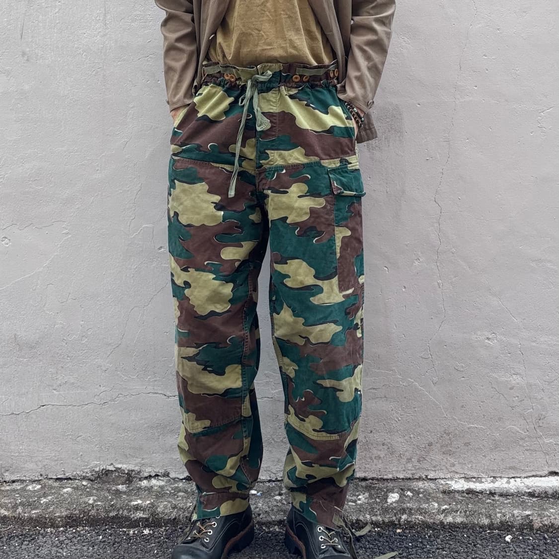 빈티지 벨기에군 지그카모 트리우저 상품이미지2